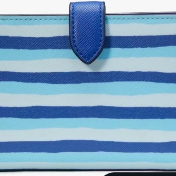 🔥 NWT Kate Spade ♠️ Wave Stripe Tote Bag & Wallet - Picture 8 of 9